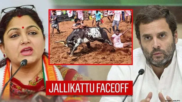 BJP questions Congress' flip-flop on Jallikattu ahead of Rahul Gandhi's Madurai visit Khushbu Sundar