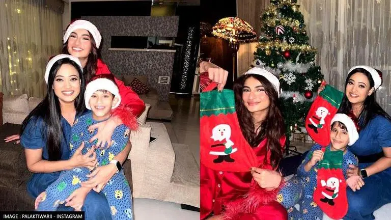 Inside Palak Tiwari's colourful Christmas celebrations with mom Shweta Tiwari. See pics Palak TiwariShweta Tiwari and Palak Tiwari