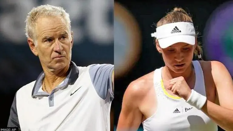 Tennis legend McEnroe questions Wimbledon champ Rybakina's nationality: 'She's Russian...' John McEnroe, Wimbledon, Elena Rybakina, Elena Rybakina vs Ons Jabeur, Elena Rybakina nationality, Sua Barker, Wimbledon women's titles, Wimbledon