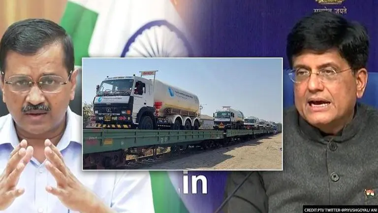 Railways to transport 4 Oxygen tankers from Raigarh to Delhi amid acute O2 shortage @PiyushGoyal/ANI
