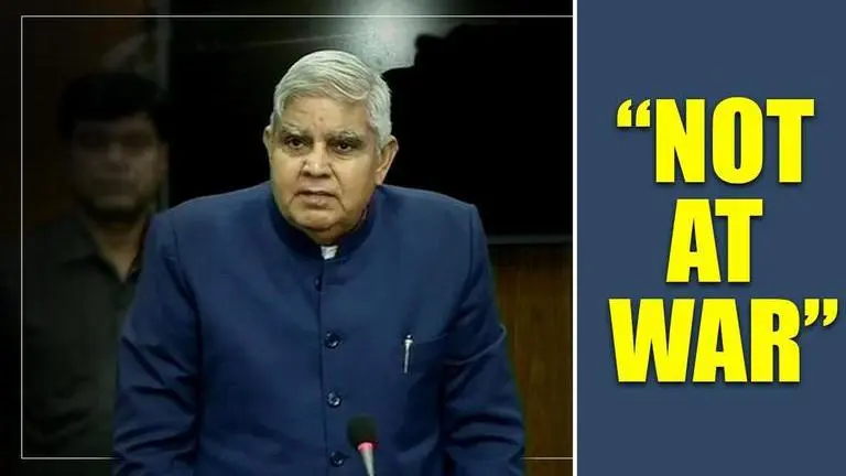 Not at war with West Bengal government: WB Guv Jagdeep Dhankhar West Bengal