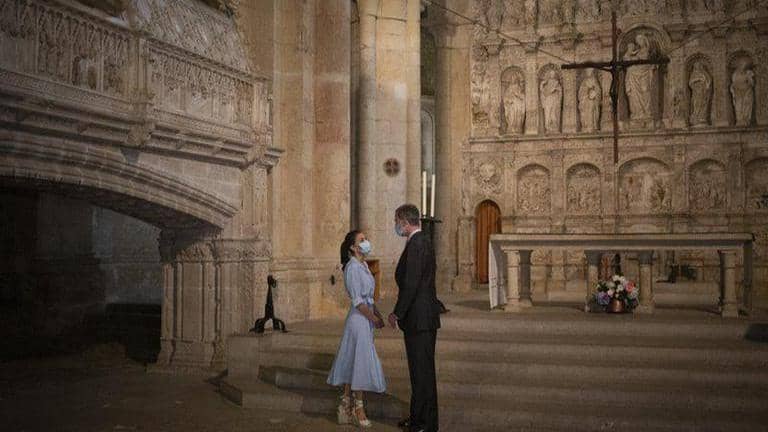 KIng and Queen of Spain visit Catalonia