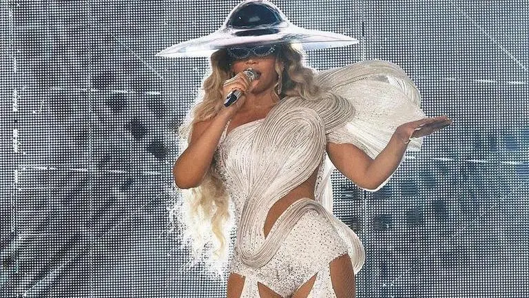 Beyoncé dons Gaurav Gupta's custom crystal bodysuit during Renaissance Concert Beyonce