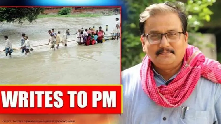 RJD's Manoj Jha writes to PM Modi on Bihar floods, says state struggling amid COVID crisis Bihar floods
