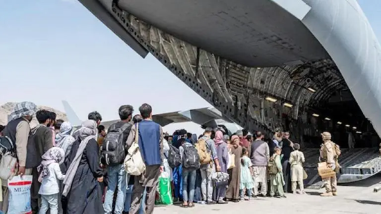 Spain evacuates 84 Afghan refugees in second phase, flight lands in Madrid Spain