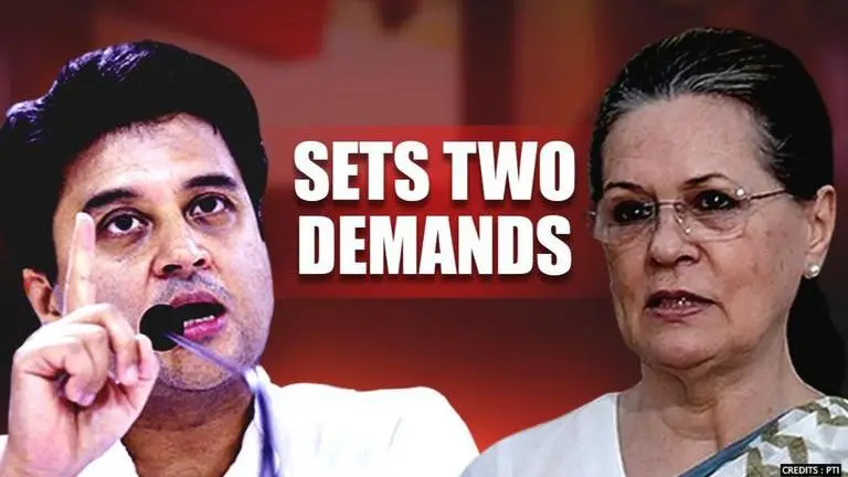BIG: Scindia demands MP Cong chief & Rajya Sabha seat as Sonia Gandhi dials him amid rifts Sonia Gandhi