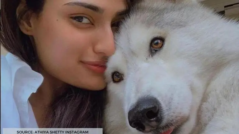Athiya Shetty shares a strong message as she posts a picture with her pet dog; See here athiya shetty