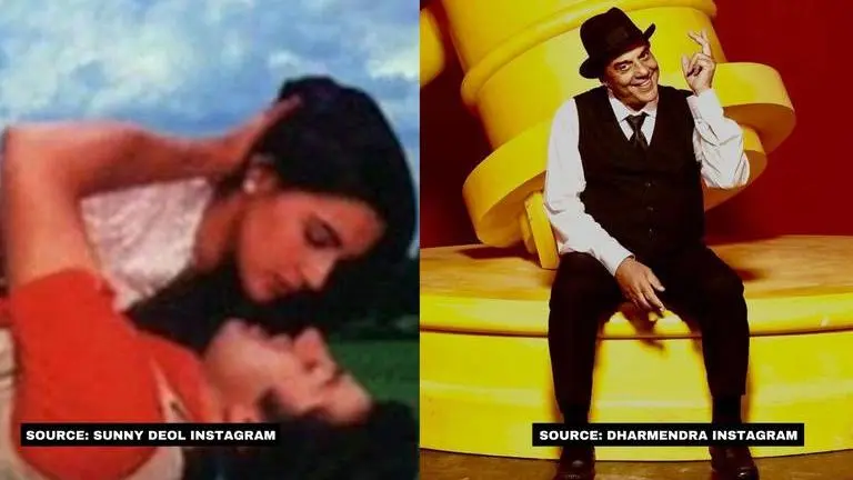 Dharmendra shares still from 'Betaab' marking 37 years of Sunny Deol in cinema Dharmendra