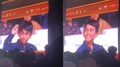 Rajinikanth's Grandson Imitates His Salaam Gesture At Lal Salaam Audio Launch Rajinikanth