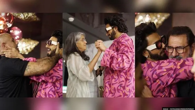Ranveer Singh embraces 'Jayeshbhai Jordaar' team; 'experience was stuff of magic' Ranveer Singh