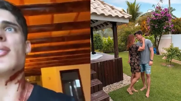 Tiago Ramos: Neymar's mother's boyfriend stabbed in the neck in Mexico, almost dies tiago ramos