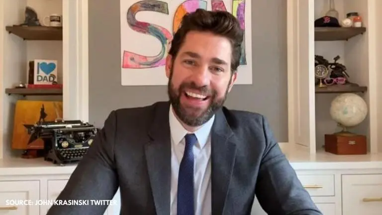 John Krasinski experiments with food recipes on the fifth episode of 'Some Good News' John Krasinski