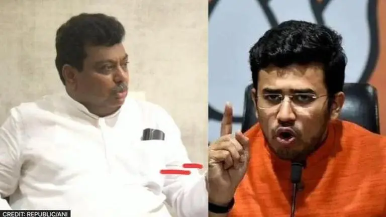 Tejasvi Surya attack Congress Minister MB Patil