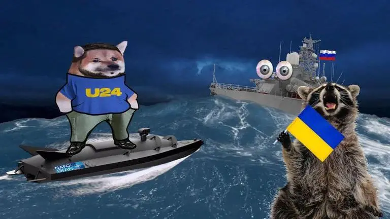 Ukraine's internet army of 'fellas' raise money to buy drone for hunting Russian ships Ukraine fellas