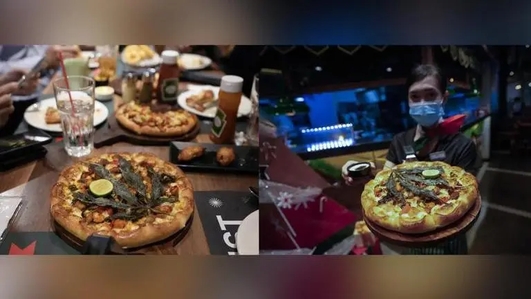 Thailand: Fast-food chain claims trendy Pizza with cannabis toppings won't get people high Thailand