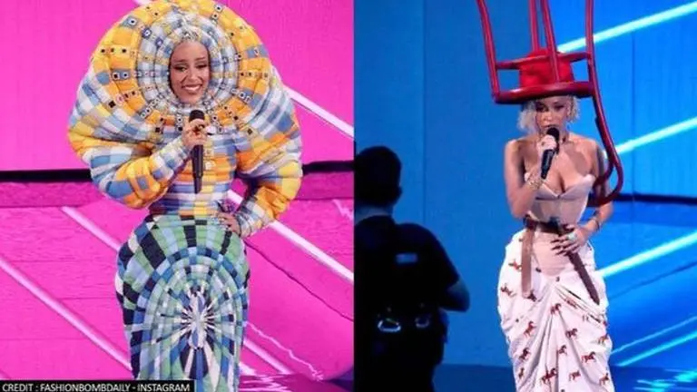 Doja Cat turns heads with chair hat, worm outfit at MTV VMAs; netizens 'CHAIR-ish' moment Doja Cat