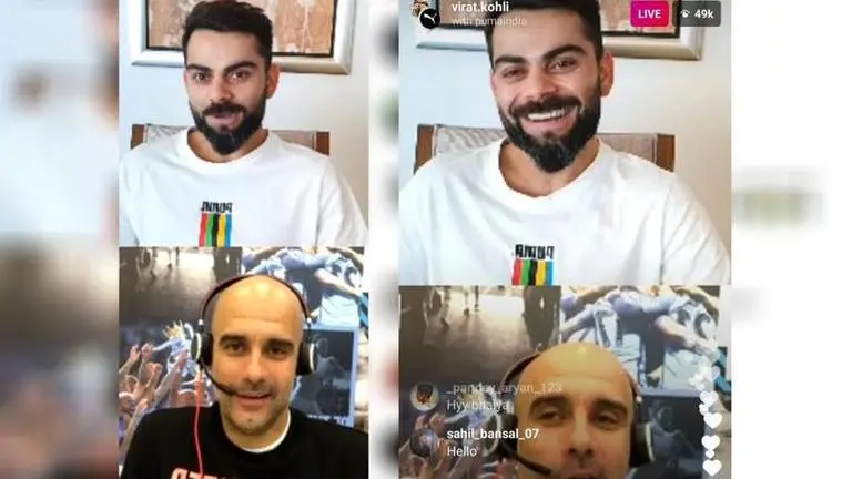 Virat Kohli promises to teach Pep Guardiola some cricket when he comes to India Virat Kohli