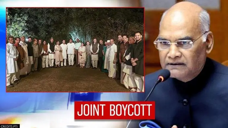 Led by Congress, 16 political parties to boycott President's Parliament address; List Here Congress