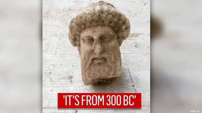 Greek god's bust found in Athens while clearing sewage, depicts Hermes at 'a mature age' Bust of Greek God Hermes' sculpture found in Athen's sewage line