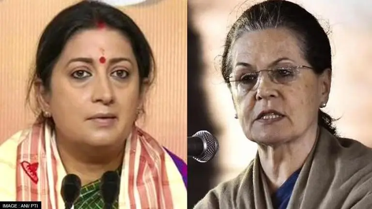 Congress & BJP spar over Sonia Gandhi's verbal volley at Smriti Irani; All claims here Smriti Irani