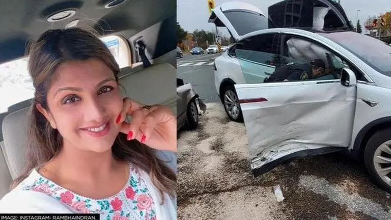 Rambha gives health update following her car accident in Canada; 'My kids and I are safe' rambha