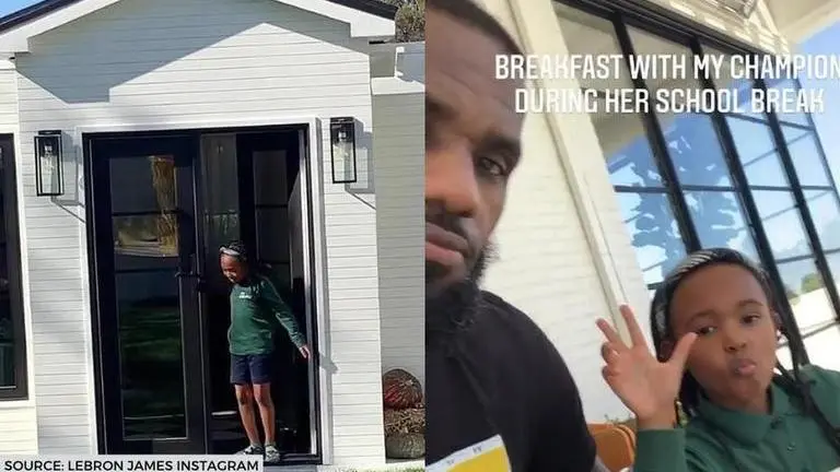 LeBron James' daughter Zhuri has her own mini-mansion in the Lakers star's lavish backyard LeBron James