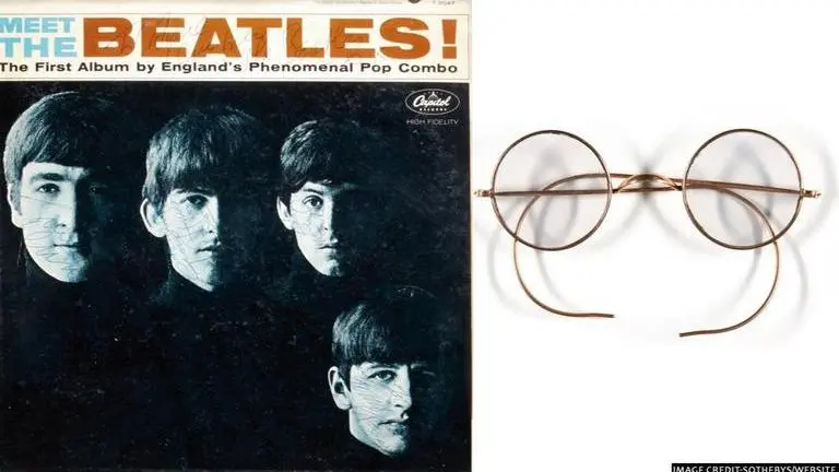 Lennon's glasses valued up to £40k to go under hammer at The Beatles memorabilia auction Lennon