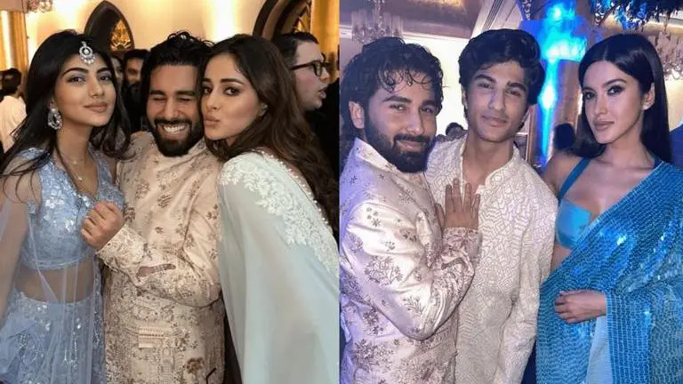 Ananya Panday, Shanaya Kapoor light up Alanna Panday-Ivor McCray's wedding bash Alanna Panday