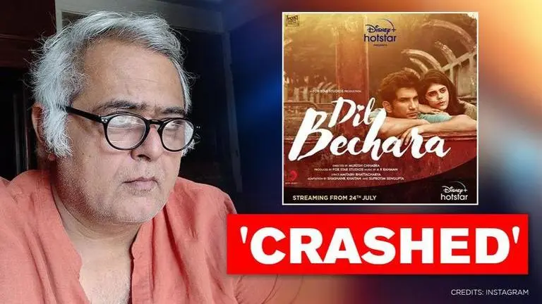 'Hotstar has crashed': Hansal Mehta says as he watches Sushant Singh's 'Dil Bechara' Hansal Mehta
