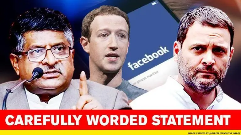 Facebook issues carefully worded statement amid BJP-Congress war on its hate-speech policy Facebook