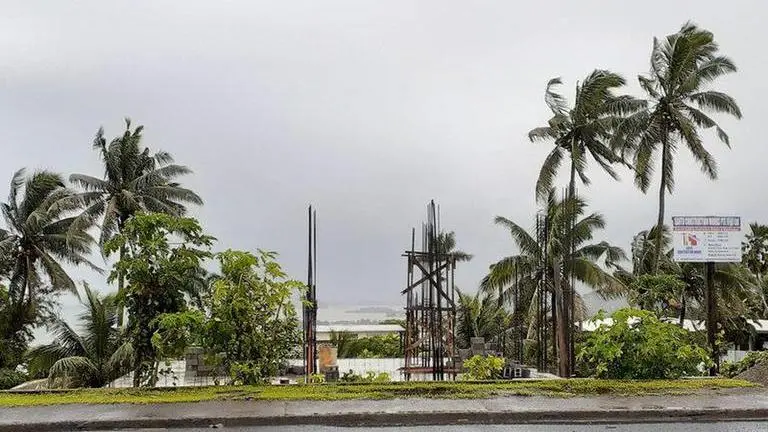 Fiji cyclone kills at least 2, destroys dozens of homes