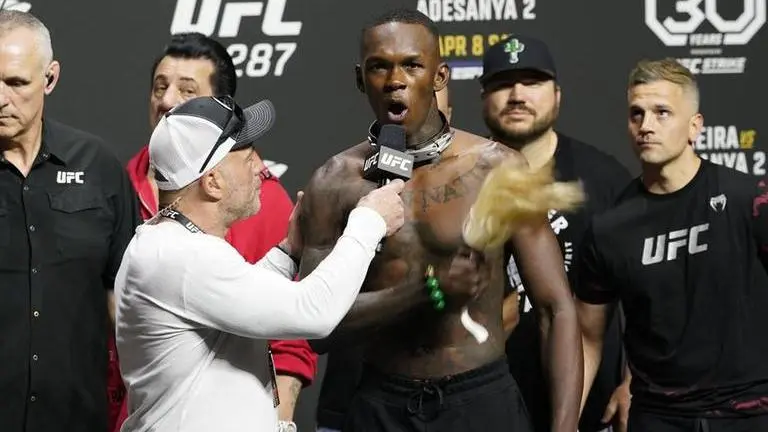 UFC 287: Israel Adesanya knocks out Alex Pereira in UFC Middleweight title rematch Israel Adesanya knocks out Alex Pereira in UFC Middleweight title rematch