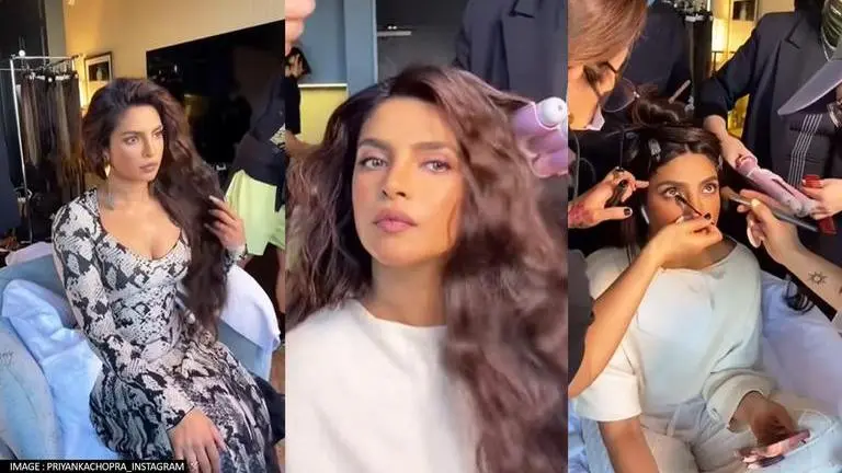 Priyanka Chopra opts 'Sati-inspired' hair and makeup on 'Matrix' press tour Day 2; Watch priyanka chopra
