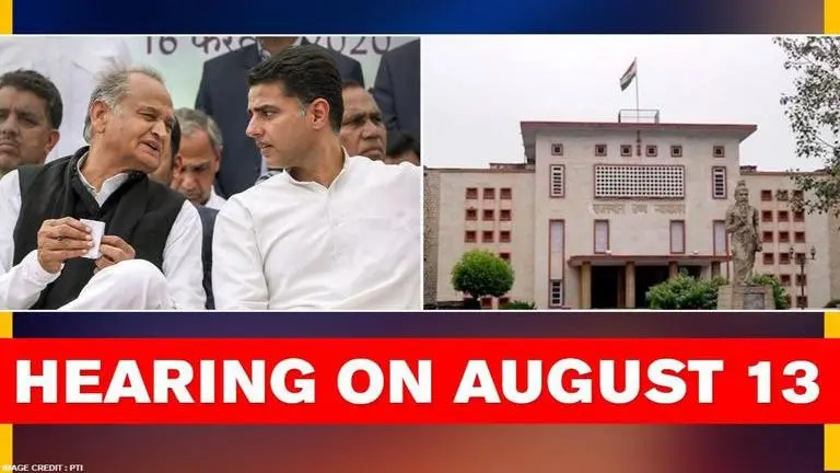 Rajasthan HC to hear all pleas in alleged 'horse-trading' issue of MLAs on August 13 Rajasthan horse-trading case