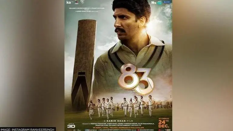 '83 New Poster: Ranveer Singh shares his uncanny resemblance to Kapil Dev 83 movie