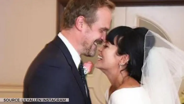 Take fashion cues from Lily Allen's wedding dress if you are planning nuptials in lockdown lily Allen's wedding