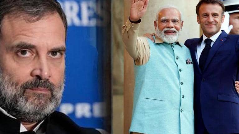 'Rafale gets him a ticket to Bastille Day Parade': Rahul Gandhi's fiery ...