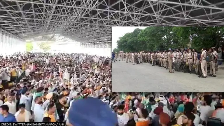 'Armed elements' reach Haryana's Karnal protest site as SKM calls for Mahapanchayat Haryana