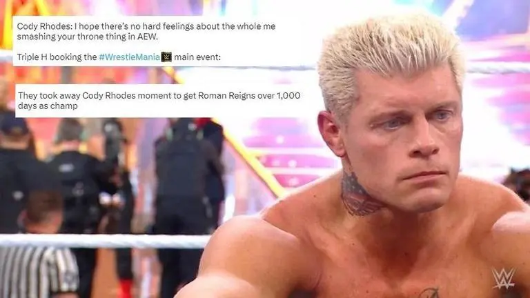 WWE fans lash out at Triple H over Roman Reigns vs Cody Rhodes Wrestlemania 39 match WWE fans lash out at Triple H over Roman Reigns vs Cody Rhodes Wrestlemania 39 match