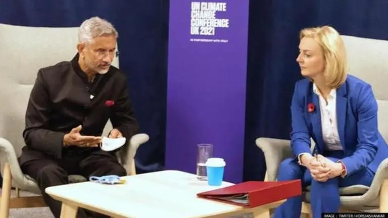 S Jaishankar 'exchanges notes on COP26 developments' with UK Foreign Secretary Liz Truss S Jaishankar