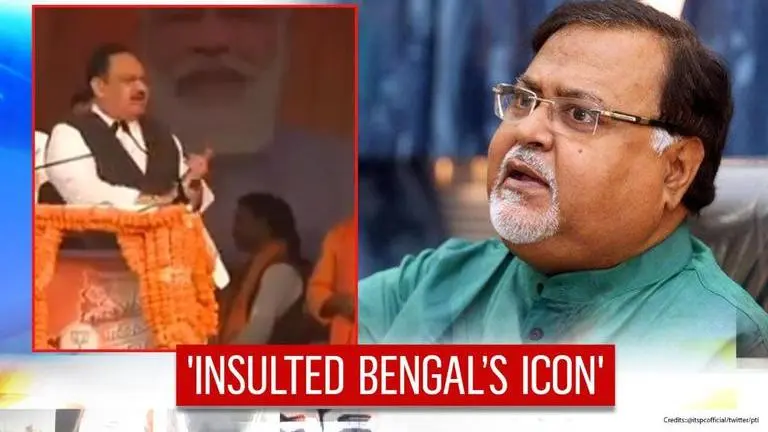 Nadda calls Swami Vivekanand as 'Vivekanand Thakur', irked TMC alleges 'insult to culture' JP Nadda