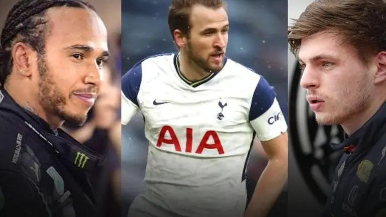 Harry Kane comments on 'bizarre rule' that led to Max Verstappen's win over Lewis Hamilton Harry Kane on Max Verstappen vs Lewis Hamilton