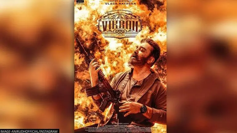 'Vikram' makers drop first glimpse of Kamal Haasan in action film ahead of his birthday Vikram