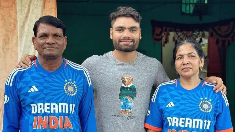 Rinku Singh shares emotional picture with parents wearing India jersey after Ireland tour Rinku Singh, Indian cricket team, IPL 2023, Asia Cup 2023