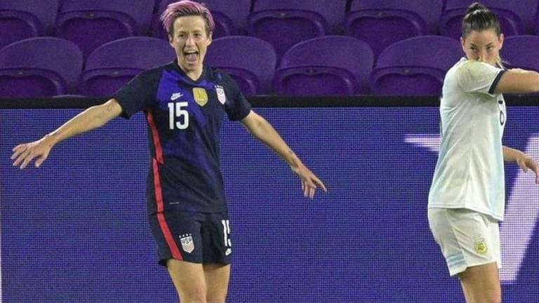 Rapinoe lauds 'ridiculous' Mewis while Lavelle named SheBelieves Cup ...