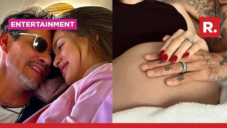 Marc Anthony and Nadia Ferreira announce pregnancy three weeks after their wedding Marc Anthony