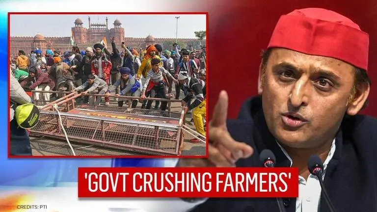 'BJP govt crushing farmers' movement using deceit', alleges Akhilesh Yadav BJP