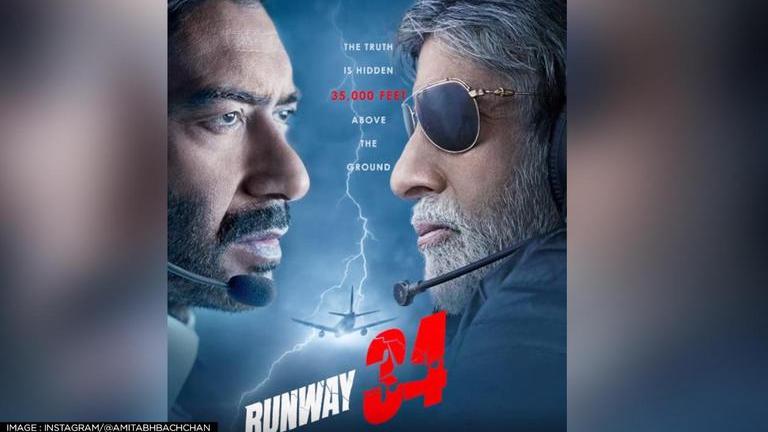 'Runway 34': Amitabh Bachchan, Ajay Devgn's motion posters out with ...