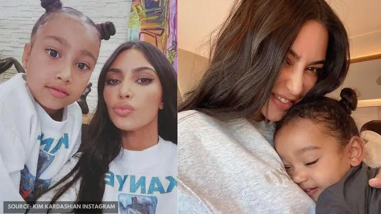 Kim Kardashian turns photographer on daughters North and Chicago's insistence; See pics kim kardashian