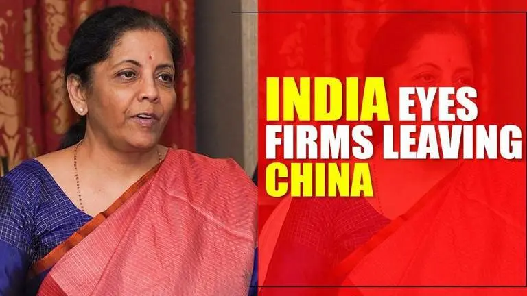 Sitharaman to plan blueprint as India eyes firms leaving China Sitharaman